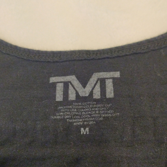 Men's Black Tank Top with Red and Yellow Design - Picture 5 of 6